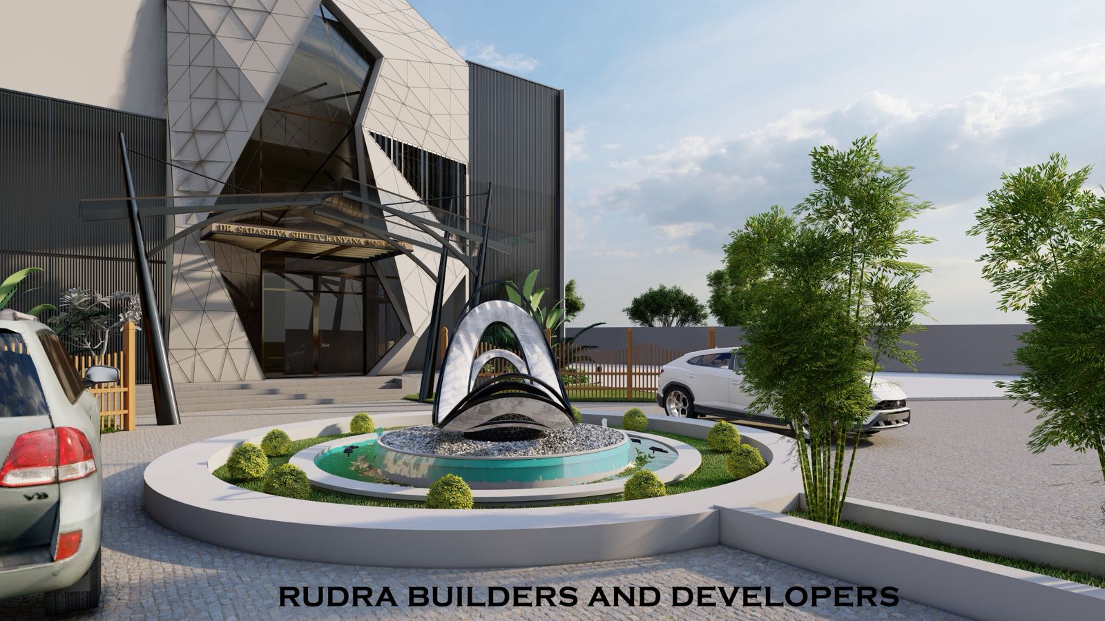 Avant-Garde Business Centre With Landmark Entrance Sculpture